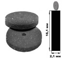 RF071 Каучукова EVE (2* 16 мм) (ціна за 1 штуку) Профіль диск, .чорний   Обробка металів