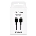 Кабель для швидкої зарядки та передачі даних Samsung USB-C to USB-C 1,8 м 45W/ 5А  Black