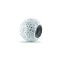 Шарик 8*2.2 mm   песок алмазная грань серебро 925 проба 0,91 гр