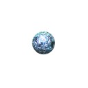 Шарик 7*2,5 mm   графика алмазная грань серебро 925 проба 0,6 гр