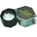 Лупа круглая хромированная 21 мм 10x DM335