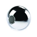 Шарик 10*2.5 mm   гладкий серебро 925 проба 1.46 гр 