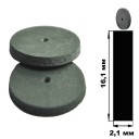  RF073 Силиконовая EVE (16*2 мм) (цена за 1 штуку ) Диск зеленый.  Для обработки  металлов .