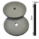  RF081 Силиконовая EVE (22*1 мм) (цена за 1 штуку )   Диск чёрный  Для обработки  металлов .