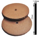  RF082 Силиконовая EVE (22*1 мм) (цена за 1 штуку )   Диск красный.  Для обработки  металлов .