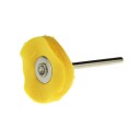 Полировальный Круг на дискодержателе 25 мм муслин желтый   T09-25  Германия