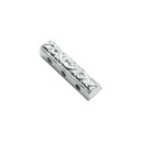 Стоппер прямоугольный маленький 16*3,7, серебро 925 пробы С-2