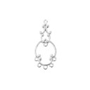 Коннектор 14*30, серебро 925 пробы 